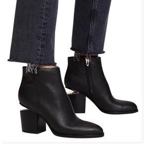 Alexander Wang Gabi Black Fur Lined Boots
